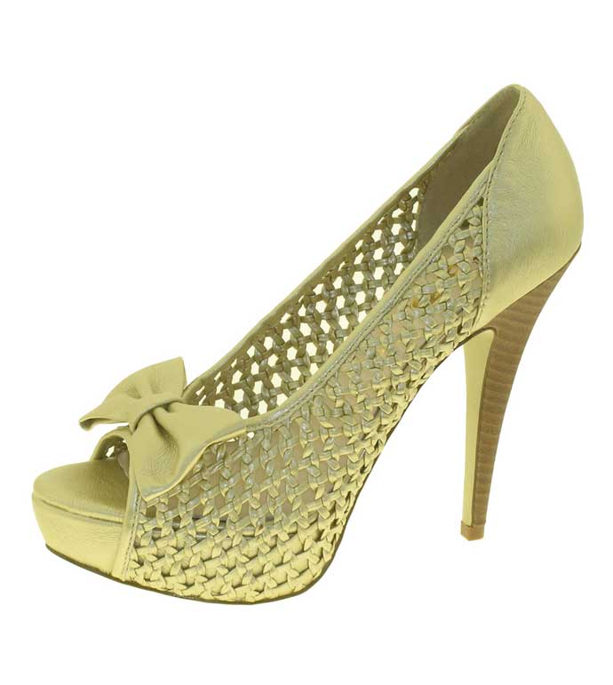 Foto Peep top trenzado