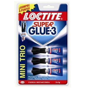 Foto Pegamento Loctite Super Glue-3 Trio 3 Tubos 1gr