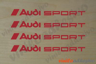 Foto Pegatina Sticker Vinilo Coche Audi Sport Lineal Llantas Autocollant Aufkleber