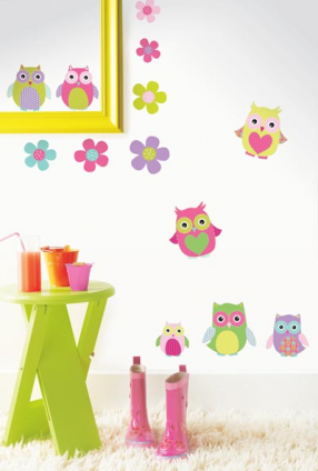 Foto Pegatinas pared infantil Búho, buhíto