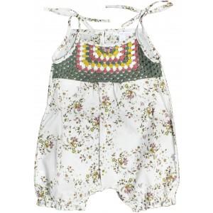 Foto Pelele bebe flores crochet