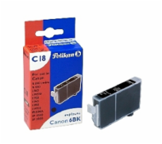 Foto Pelikan Inkjet Cartridge C18 replaces Canon BCI-6BK, black, 13 ml