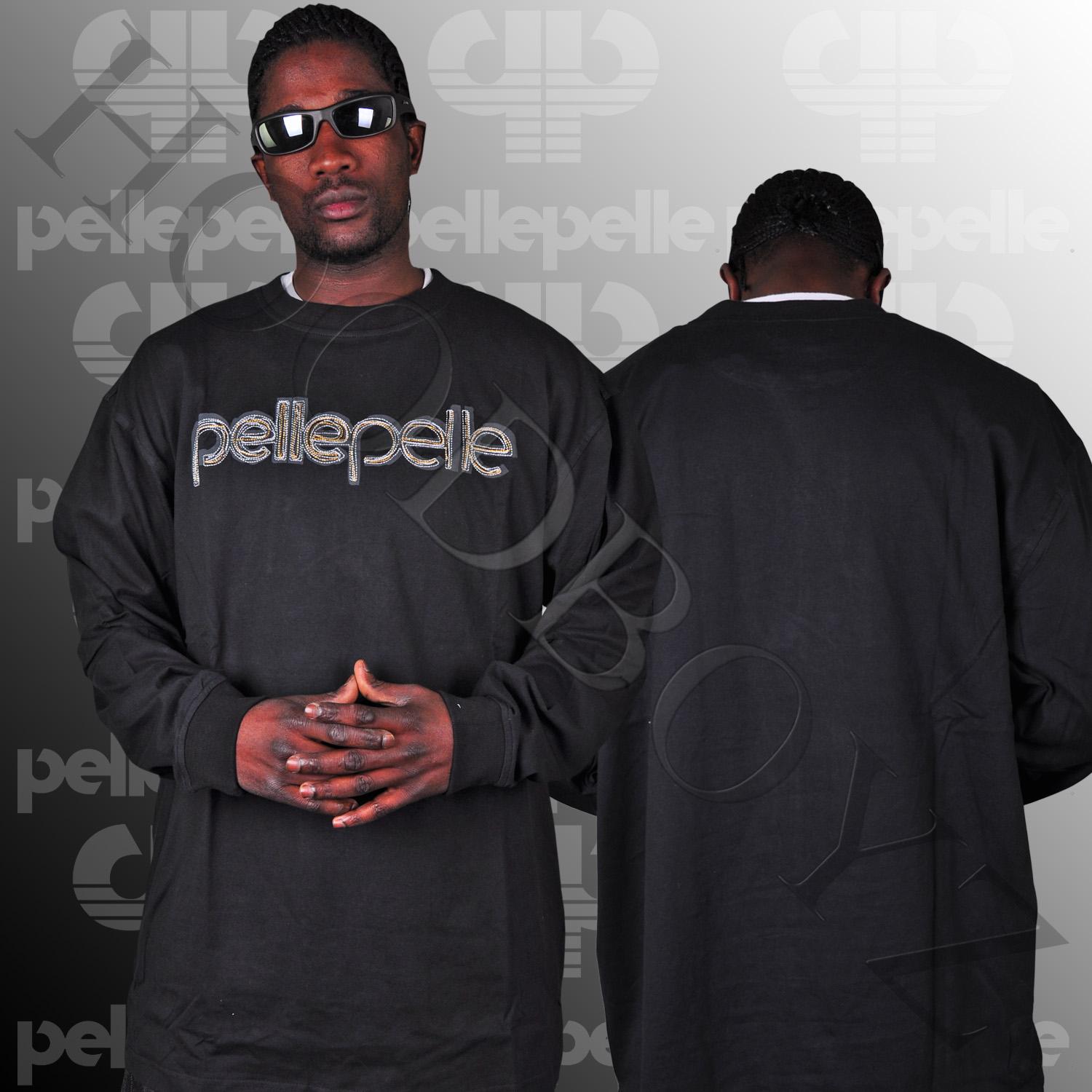 Foto Pelle Pelle Typhoon L/s Camisetas Manga Larga Negro
