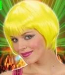 Foto Peluca Rave Amarillo Fluor