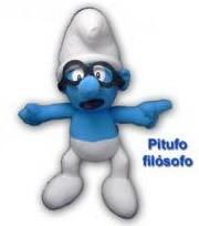 Foto Peluche Los Pitufos Pitufo Sabio 28 Cm