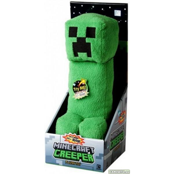 Foto Peluche Minecraft Creeper con sonido 37 cm