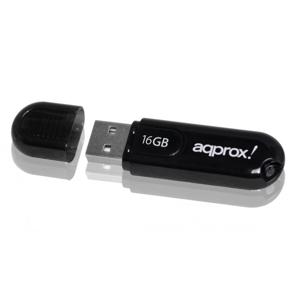 Foto Pen Drive APPROX 16 GB. USB 2.0 Negro APPPD0116GB