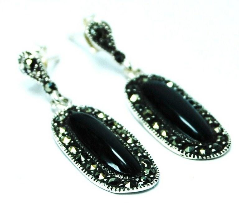 Foto Pendientes susana onix / marquesita