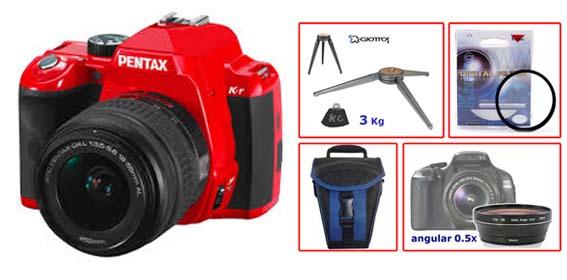 Foto Pentax KR Roja 18-55mm DAL Kit WIDE