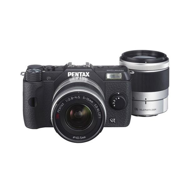 Foto Pentax Q10 Digital Camera with 5-15mm f/2.8-4.5 and 15-45mm f/2.8 Twin Lens Kit (Black)