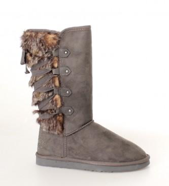 Foto Pepe jeans. Botas australianas Fiber gris