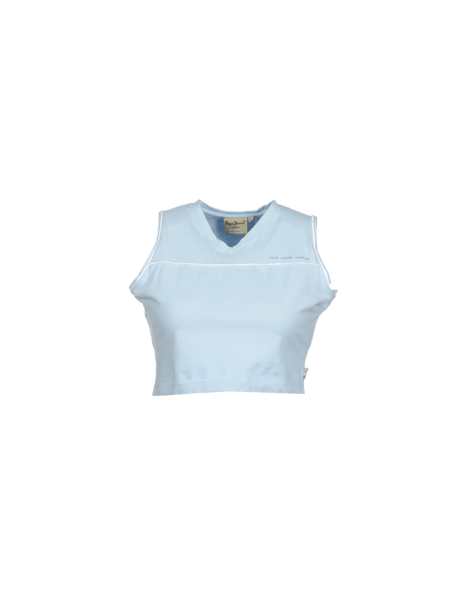 Foto Pepe Jeans Camisetas Sin Mangas Mujer Azul celeste