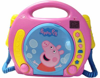 Foto peppa pig PPS003Z - cd boombox with dual microphones & lcd disp...