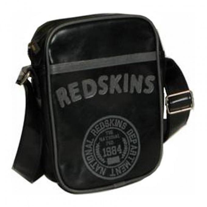 Foto PEQUEÑO BOLSO HOMBRE IMITACION CUERO NEGRO REDSKINS