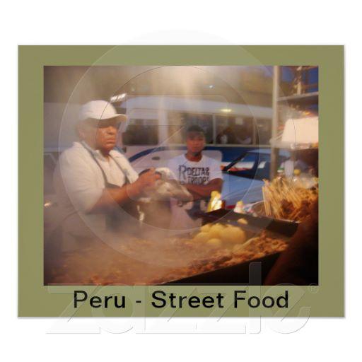 Foto Perú - comida de la calle - Anticuchos Impresiones