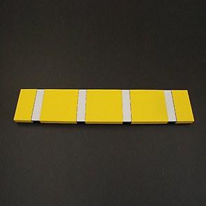 Foto Perchero loca 4 ganchos gris / madera arce laca amarillo