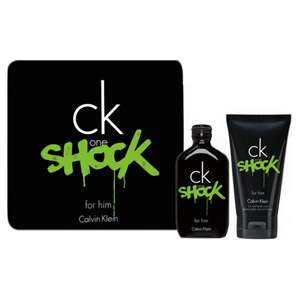 Foto Perfume Coffret de Ck One Shock For Him de Calvin Klein para Hombre - Cofre regalo Eau de toilette 200ml