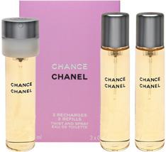 Foto perfume de mujer chance chanel edt 3 x 20 ml recarga