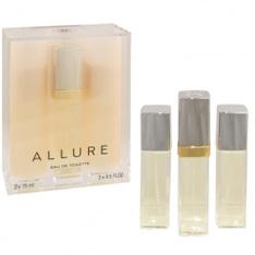 Foto perfume de mujer chanel allure edt 3 x 15 ml