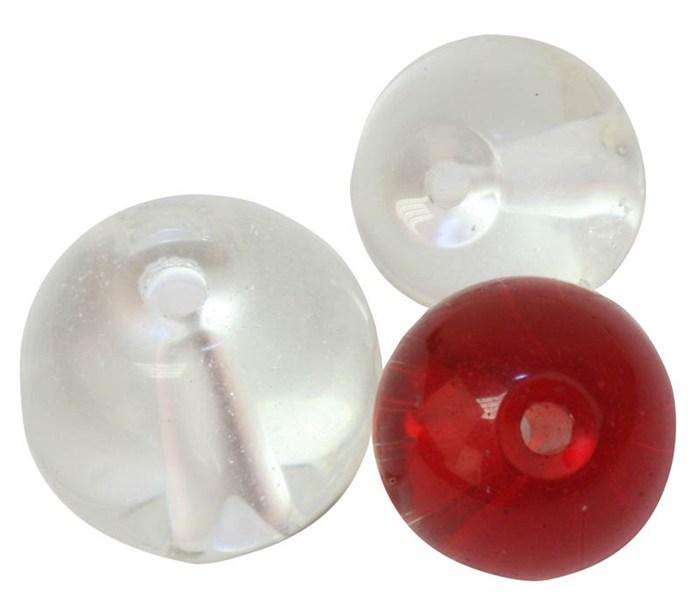 Foto perla fox rage glass beads - pack de 10 rojo - 10mm