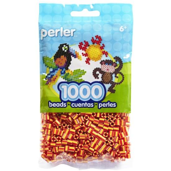 Foto Perler Fun Fusion Beads 1000/Pkg - Striped Fire