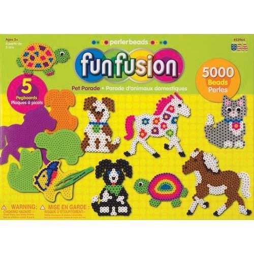 Foto Perler Fun Fusion Fuse Bead Activity Kit - Pet Parade
