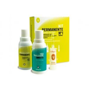 Foto Perm kit for normal hair (n1): perm liquid, neutraliser and silk