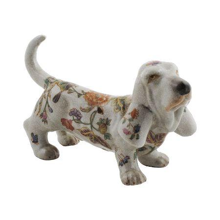 Foto Perro Basset 19cm -Milex en Porcelana Adèle Carey