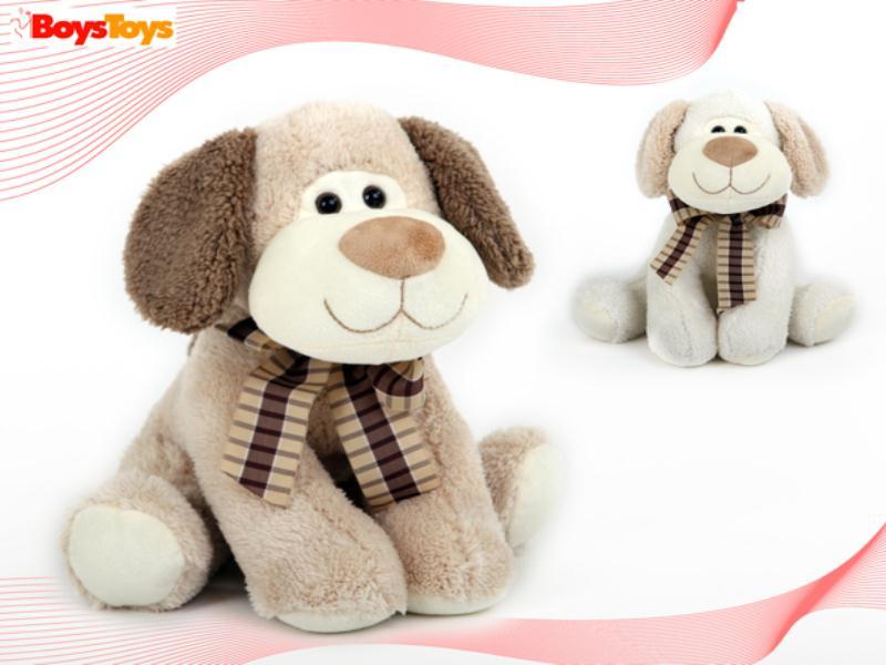 Foto Perro de peluche con lazo 17894