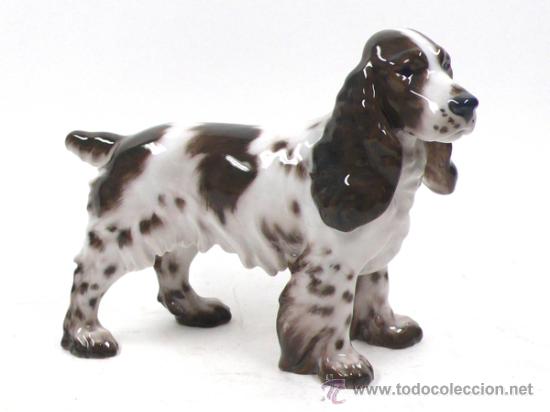 Foto perro de porcelana, 16 cm alto x 20 cm ancho, ver fotos marcas e