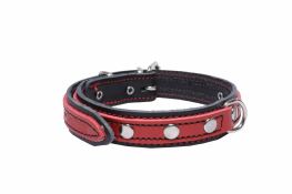Foto Perros Collares Sandimas Collar -Doble(20X440Mm)Neg./roj