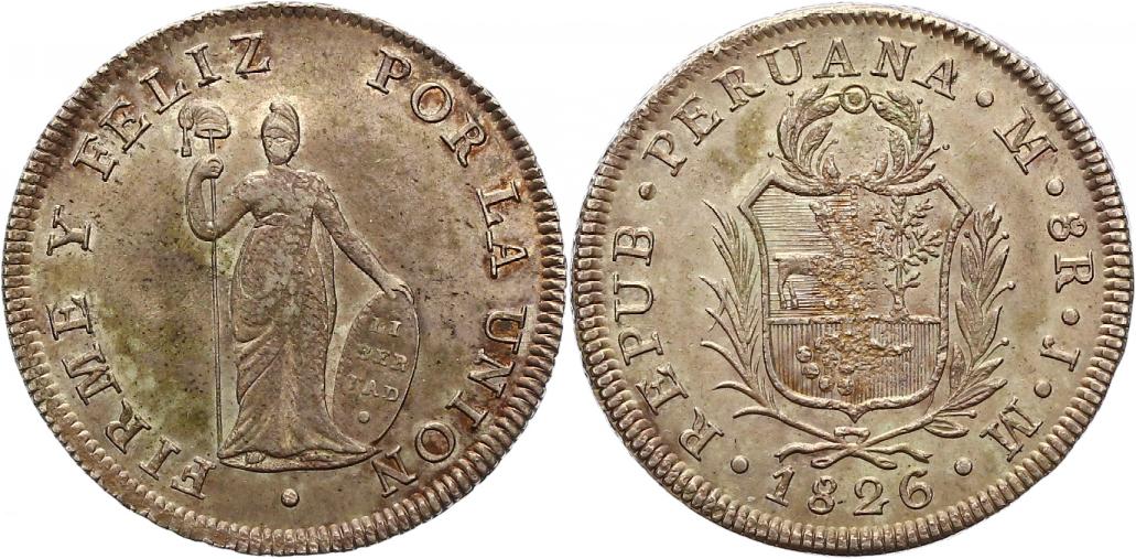 Foto Peru 8 Real 1826