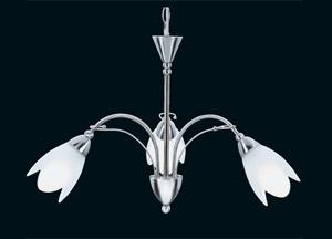 Foto Petal Lámpara Colgante Plata Satinado 3 Luces de Mix Max