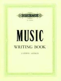 Foto Peters Music Writing Book