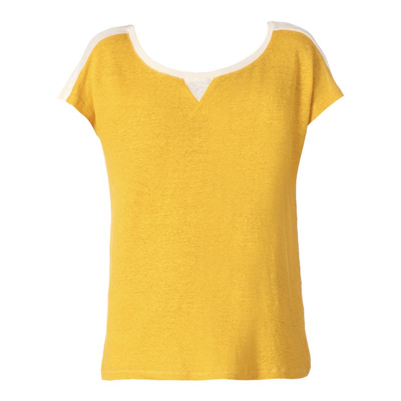 Foto Petit Bateau Top de mangas cortas - Amarillo