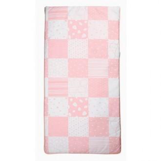 Foto Petit praia Colcha cuna 70x140 patch rosa