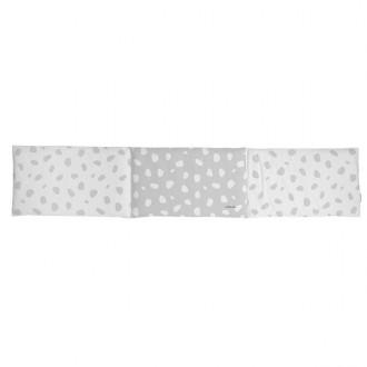 Foto Petit praia Protector de cuna modelo patch gris desenfundable de 70cm