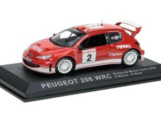 Foto Peugeot 206 WRC (Richard Burns - Monte Carlo Rally 2003) Diecast Model