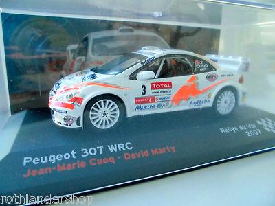 Foto Peugeot 307 Wrc. Rallye Du Var 2007. Cuoq-marty. Altaya-ixo 1:43