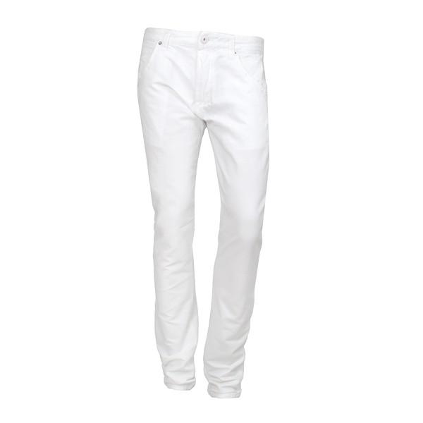 Foto Peuterey pantalones blancos de algodón