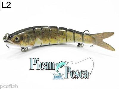 Foto Pez Artificial Se�uelo Pesca Trucha Tipo Rapala Lucky Craft Megabass Swimbait L