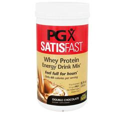 Foto PGX Satisfast Whey Protein Energy Drink Mix Double Chocolate