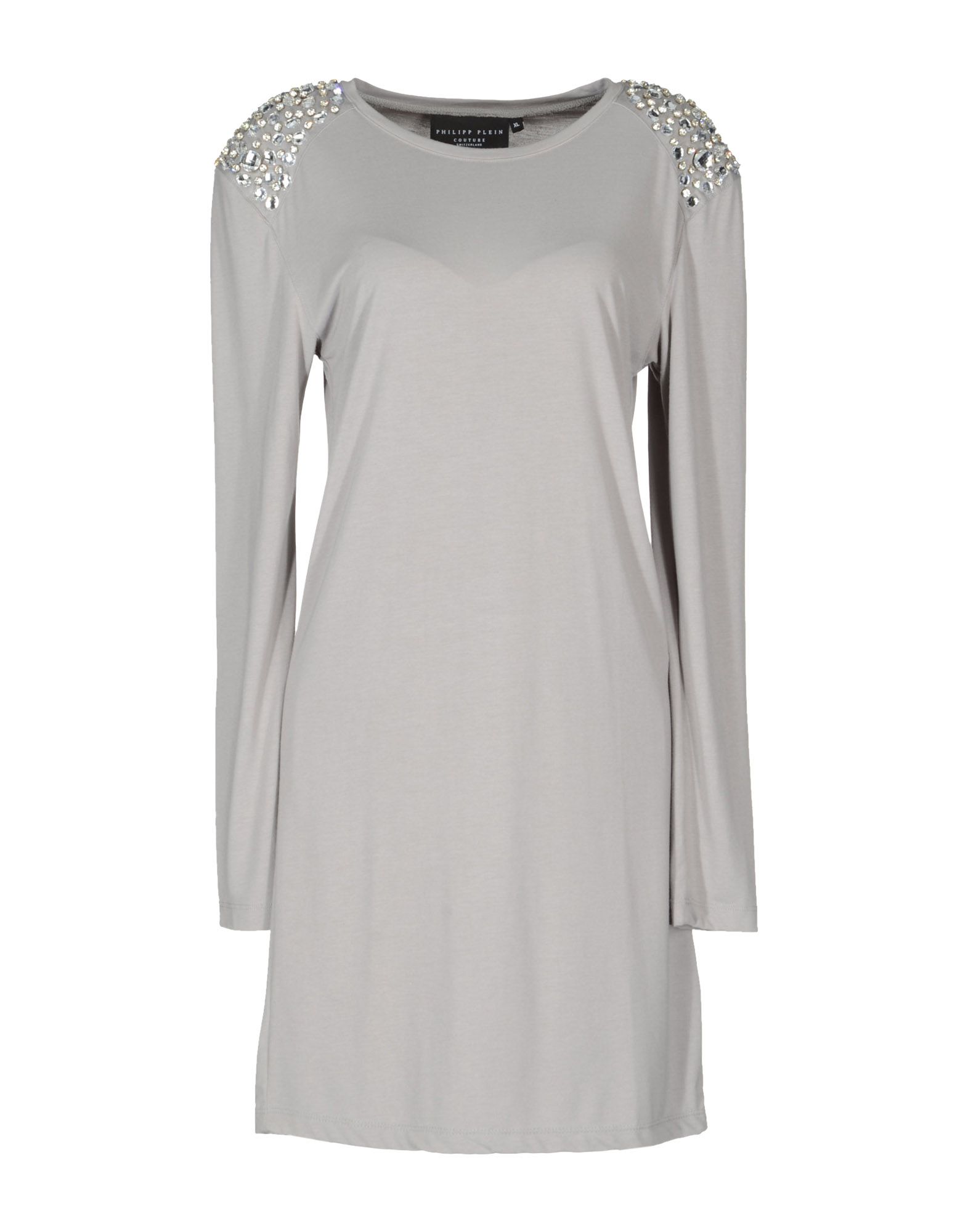 Foto Philipp Plein Couture Minivestidos Mujer Gris perla