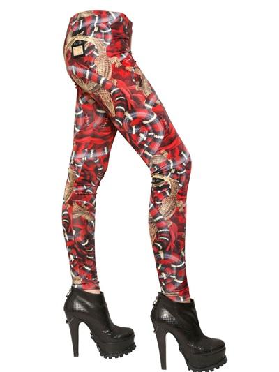 Foto philipp plein leggings de jersey y lycra estampada