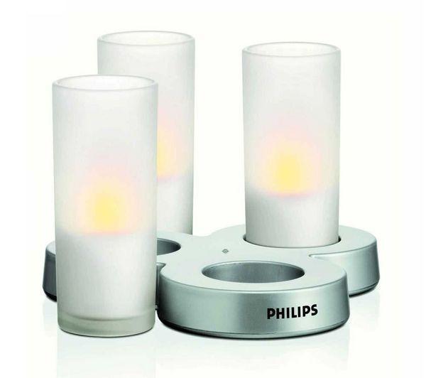 Foto Philips conjunto de 3 fotóforos - imageo candle light + conjunto de 3
