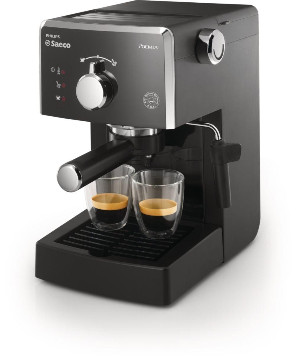 Foto Philips saeco hd8323/01 focus poemia cafetera manual expreso