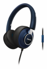 Foto Philips SHL5605BL Downtown On-ear Blue CitiScape Headband Headphones