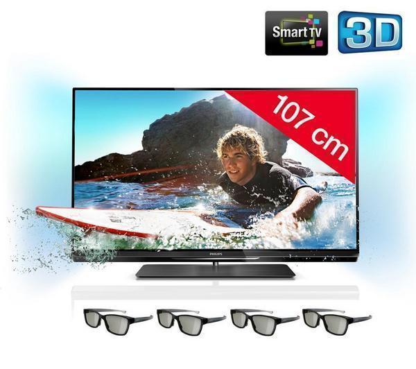 Foto Philips Televisor LED 3D 42PFL6007H/12