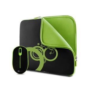 Foto Phoenix Technologies - KIT FUNDA SLEEVE PHSLEEVE15 PHOENIX +MOUSE PHOENIX PHM9179V 1000DPI USB VERDE