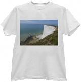 Foto Photo t-shirt of El acantilado de blanco y faro de Beachy Head,...